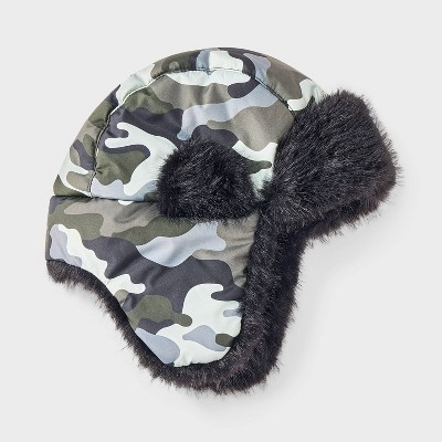 Boys' Trapper Hat - Cat & Jack Camo - image 2