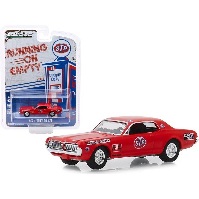 1967 Mercury Cougar Red "STP" "Cougar Country" "Running on Empty" Series 9 1/64 Diecast Model Car by Greenlight