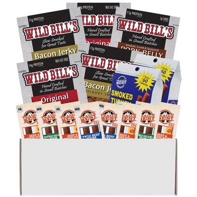 Wild Bill's Multi-Brand 15-Piece Low Carb Sampler Gift Boxes (each with 3 carbs or less)