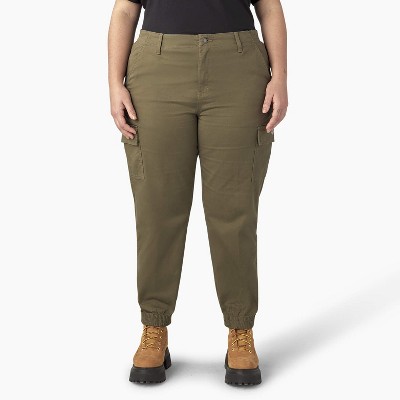 Dickies Women's Plus High Rise Fit Cargo Pants