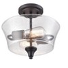 Millennium Lighting Caily 2 - Light Flush Mount in  Matte Black - 2 of 3