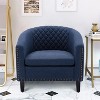 NicBex PU Leather Accent Chair Modern Leisure Armchair with Wood Legs Single Sofa Chair for Bedroom,Living Room - 2 of 4