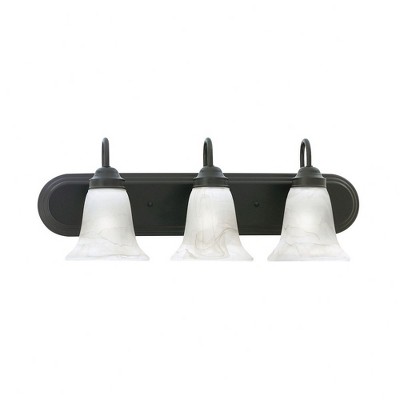 Thomas Lighting Chandos Head 3 - Light Vanity in  Painted Bronze