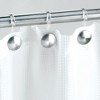 Forma Mini Shower Curtain Hooks - Set of 12, Brushed Stainless - 4 of 4