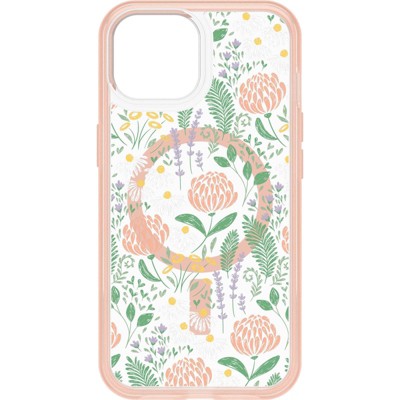 OtterBox Apple iPhone 15/iPhone 14/iPhone 13 Symmetry Series Case with MagSafe - Peachy Bloom