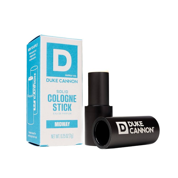 Duke Cannon Supply Co. Solid Cologne Stick - Midway - 0.3oz: Earthy Scent, Trial Size, 1 of 5