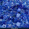 John Bead Czech Glass Seed Beads Bag Arts & Crafts Embellishments Blue Assorted Mix 20 Grams - 3 of 4