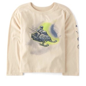 The Children's Place Boys Long Sleeve Graphic Relaxed Top - 1 of 4