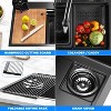 SereneLife Single-Bowl Nano-Coated Stainless Steel Kitchen Sink - SL7546BK - Black - 3 of 4