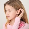 Girl's Classic 3mm Polished Huggie Hoop Sterling Silver Earrings - In Season Jewelry - 2 of 4