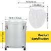 WhizMax Fryer Grease Bucket, Fryer Oil Bucket with Lid, Oil Disposal Caddy, Coated Carbon Steel Oil Filter Pot with Rust-Proof Coating - 2 of 4
