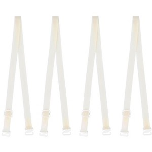 Allegra K Women's Clear Invisible Adjustable Replacement Bra Shoulder Straps - 1 of 4