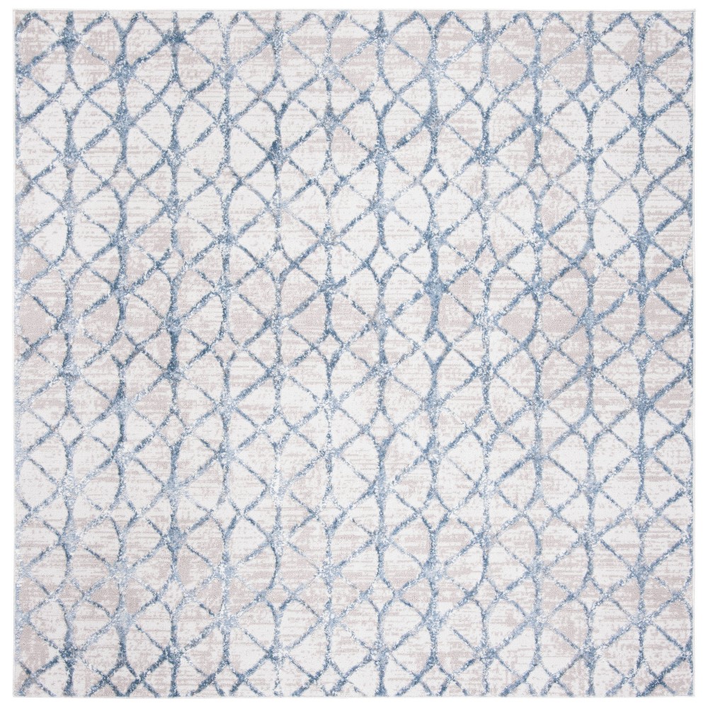 6'7inx6'7in Square Charla Rug Gray/Blue - Safavieh