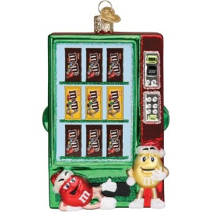 Old World Christmas Blown Glass Ornament for Christmas Tree, M&M's Vending Machine - 1 of 4
