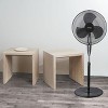 Optimus 18 in. Oscillating Stand Fan in Black - 2 of 3
