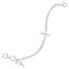 Silpada 'In Good Faith' Organic Cross Bracelet in Sterling Silver, 7.5" - 3 of 4