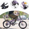 DSVIMOY 20 Inch Folding Bike, 7 Speed City Bike, Purple, 59.06 "*24.02"*38.98" - 2 of 4
