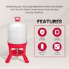 Little Giant Tank Heavy Duty Poultry Chicken Gravity Waterer - 2 of 4