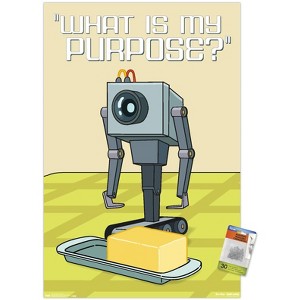 Trends International Rick And Morty - Butter Bot Unframed Wall Poster Prints - 1 of 4