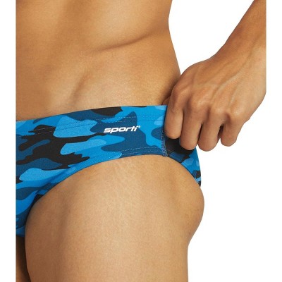 Sporti HydroLast Men's Camo Water Polo Brief — фото 8