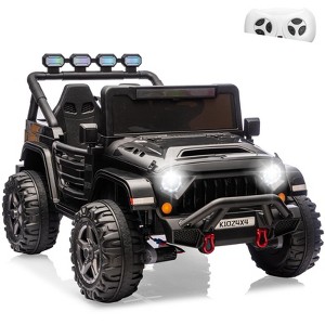 Jojoka 24V 2-Seater Kids Ride On Jeep, 4WD, Dual Motors Battery Powered Electric Vehicles, Remote Control - 1 of 4