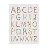 Trademark Fine Art -Farida Zaman 'Floral Alphabet' Canvas Art - 2 of 3