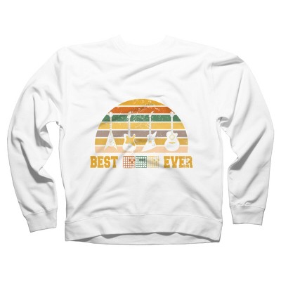 Adult Design By Humans Best Guitar Dad Ever Music Guitar Chord By BaoMinh Sweatshirt