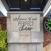 Stupell Industries Welcome Perfect Chaos Printed Outdoor Imitation Sisal Door Mat, design by Doodles.Ink. - 3 of 4