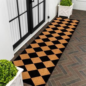 JONATHAN Y Peater Classic Casual Commercial Natural Coir Area Rug - 1 of 4