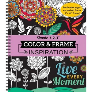 Color & Frame - Inspiration (Adult Coloring Book) - by  New Seasons & Publications International Ltd (Spiral Bound) - 1 of 1