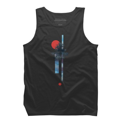 Men's Design By Humans Abstract Nature By airiestudio Tank Top