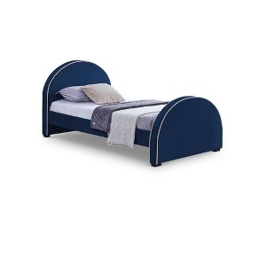 Meridian Furniture,Brody Velvet Bed - 1 of 4
