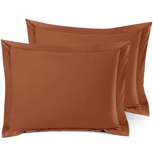 Nestl Soft Pillow Shams Set of 2, Double Brushed Microfiber Pillow Covers, Premium Pillow Shams With 1.5” Flange - 1 of 4