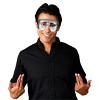 Magic Matt’s Brilliant Blinkys Mardi Gras Masquerade Purple Unlit Metallic Mask for Men and Women - 4 of 4