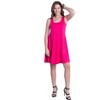 24seven Comfort Apparel Sleeveless A Line Fit and Flare Skater Dress - 2 of 4