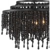 Crystorama Lighting Poppy 6 - Light Chandelier in  Matte Black - 3 of 4