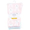 Hudson Baby Infant Girl Cotton Pants and Leggings, Easter Bunny Pink - 2 of 4