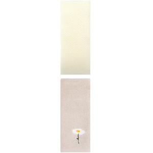 REGALWOVEN Pure Cotton Soft Absorbent Bathroom Hand Towels 13" x 30" 2 Pcs - 1 of 4