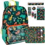 Trailmaker Kids' 17" Backpack with 9pc School Supply Set - Green