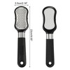 Unique Bargains Removes Dead Skin Coarse And Fine Dual Sided Foot File Black 1 Set - 4 of 4