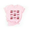 Simply Sage Market Women's Coquette Pink Cherry Chart Short Sleeve Graphic Tee - 3 of 4