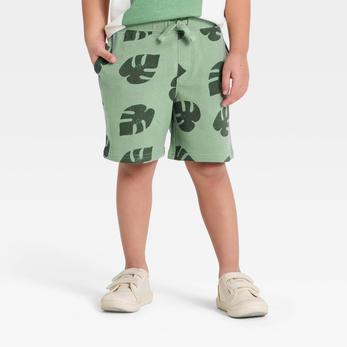 Toddler Boys' Short Sleeve Sweatshirt and Shorts Set - Cat & Jack™ - thumbnail 8