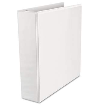 11x17 Binder Vinyl Panel with top opening pockets Featuring a 1.5 Angle-D  Ring White