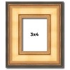 PosterPalooza | Photo Size Traditional Gold Picture Frame - UV Acrylic, Foam Board Backing, Hanging Hardware - 2 of 4