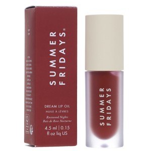 Summer Fridays Dream Lip Oil Rosewood Nights 0.15 oz - 1 of 4