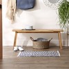 Design Imports Reflections Motif - Navy Diamonds - 2 X 3 Ft - 4 of 4