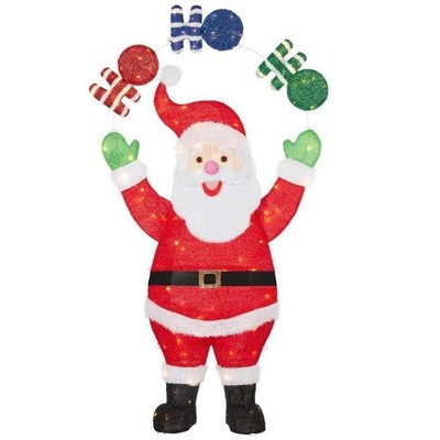 Home Accents Holiday 6-FT Motion LED Santa with Ho Ho Ho Holiday Yard Decoration