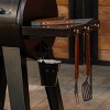 Nexgrill 3-Piece Tool Steel Grill Fork Set: Durable BBQ Utensils, Wooden Handle, Easy to Clean - 2 of 4