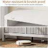Nasitip 65.8"  Fluted Storage Cabinet with Adjustable Shelves, Modern Entryway Organizer with Gold Handles, Waterproof Tall Cabinet - 4 of 4