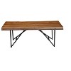 Alpine Furniture Cocktail Table, Light Walnut - 4 of 4